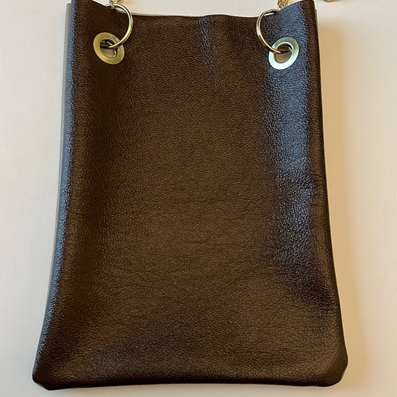 NEW Leather cell phone crossbody/pouch - Picture 3 of 11